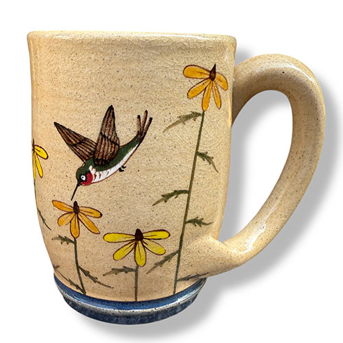 Eugene Painted Bird Hummingbird Mug DP4993